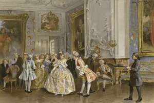 Dutch Salon, Mid 18th Century by Willem II Steelink